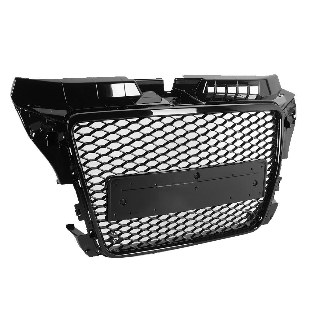Black Front Bumper Grille Refit for RS Style Fits for A3 S3 8P 09 12 Car Modification