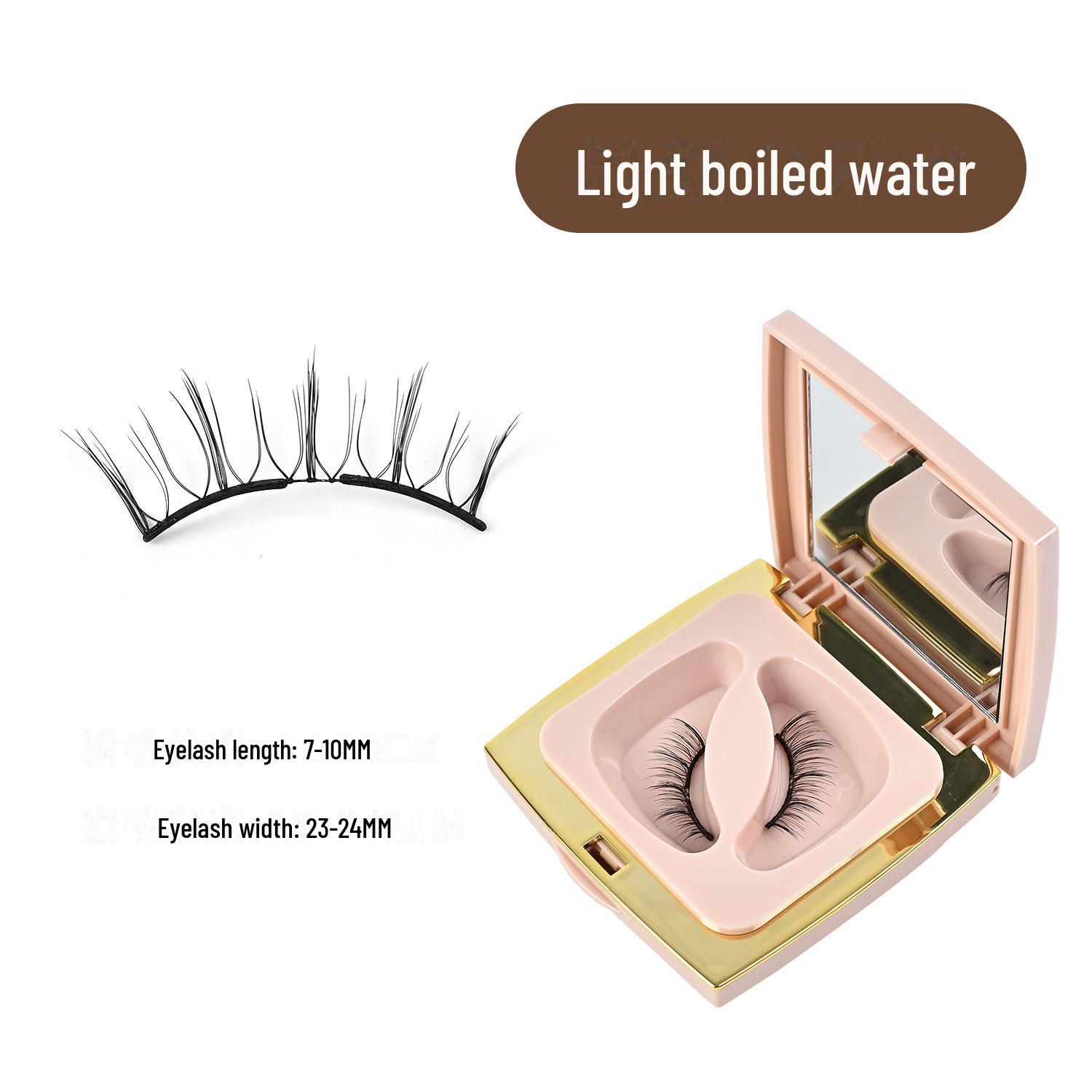 

Набор модных магнитных накладных ресниц — натуральные, густые, завивающиеся, без клея Kit + Eyelashes + Tweezers