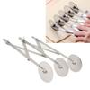 Stainless Steel Pastry Cutter Multi Round Baking Roller Durable Cookie Dough Divider  Pizzas