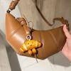Rope Alkaline Bread Pendant Cute Croissant Bag Accessory Lovely Pretzel Necklace  Gift
