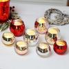 Electroplated Glass Scented Candle Holder - European & American Holiday Design