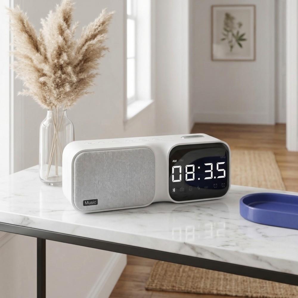 FM Radio Bluetooth Speaker LED Display White Noise Device Sleep Aid Device Sleep Soothing