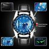 Fashion Mens Watches Shatterproof Easy Read Round Dial Luminous Wristwatch for Working and Office Wedding