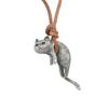 Handmade Cat Pendant Necklace Cute Animal Collarbone Necklace Fashion Statement Jewelry Lovely Gift for Men Women