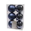Kaemingk Shatterproof Plain Christmas Baubles (Pack Of 6)