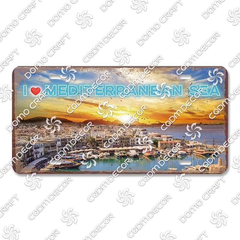 National Tourist City Plaques Metal Plate London Hawaii Venice Retro Metal Tin Signs Wall Decor Garage Car Club Living Room Home