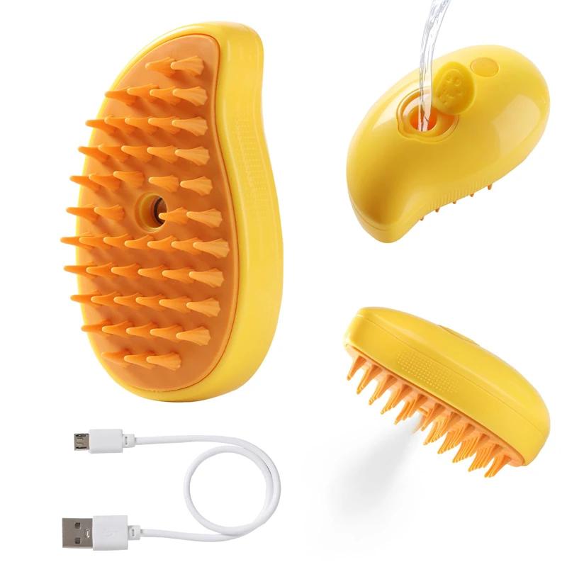 3 In 1 Pet Brush Cat Steam Brush Comb Dog Brush Electric Spray Cat Hair Brushes Massage Pet Grooming Hair Removal Combs