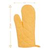 Heat-Resistant Anti-Scalding Kitchen Gloves - Thick Cotton Insulation for Baking
