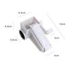 1pcs ABS Plastic Hand-Cranked Cheese Grater Rotary Ginger Slicer Grater Cutter for Chocolate with Stainless Steel Drum