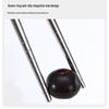 304 Stainless Steel Square Anti-slip Chopsticks