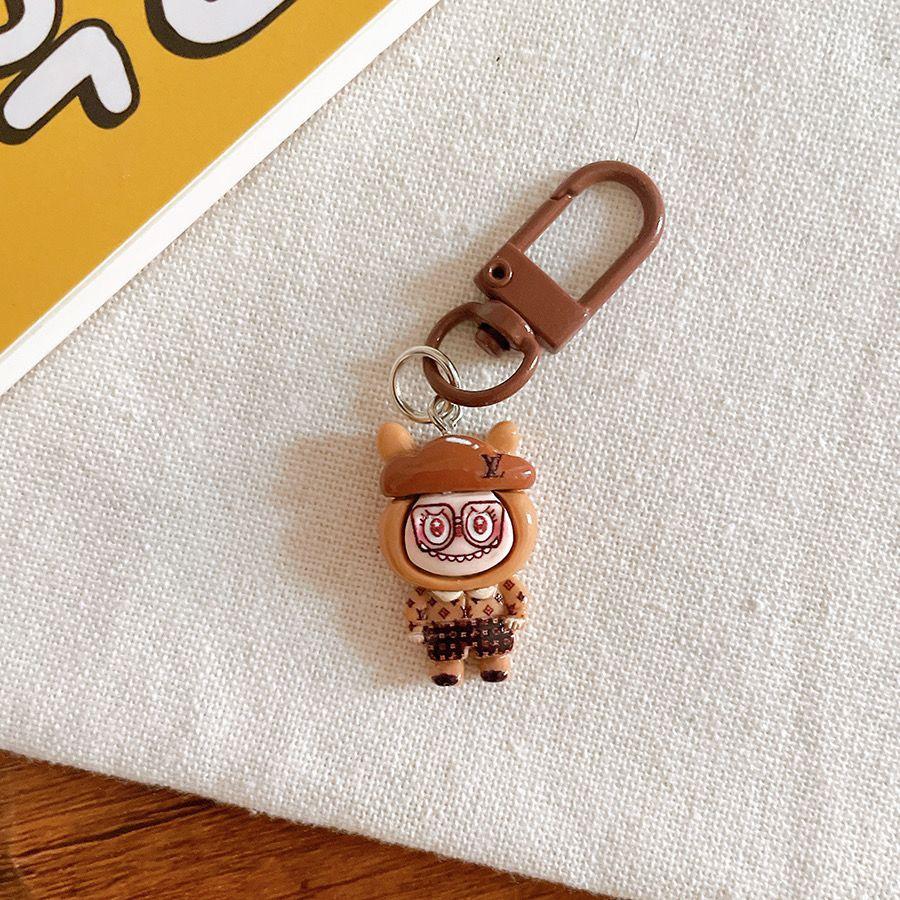 

Милый брелок в виде куклы Лабуб - мультяшный кулон со смайликами для школьных ранцев и подарков