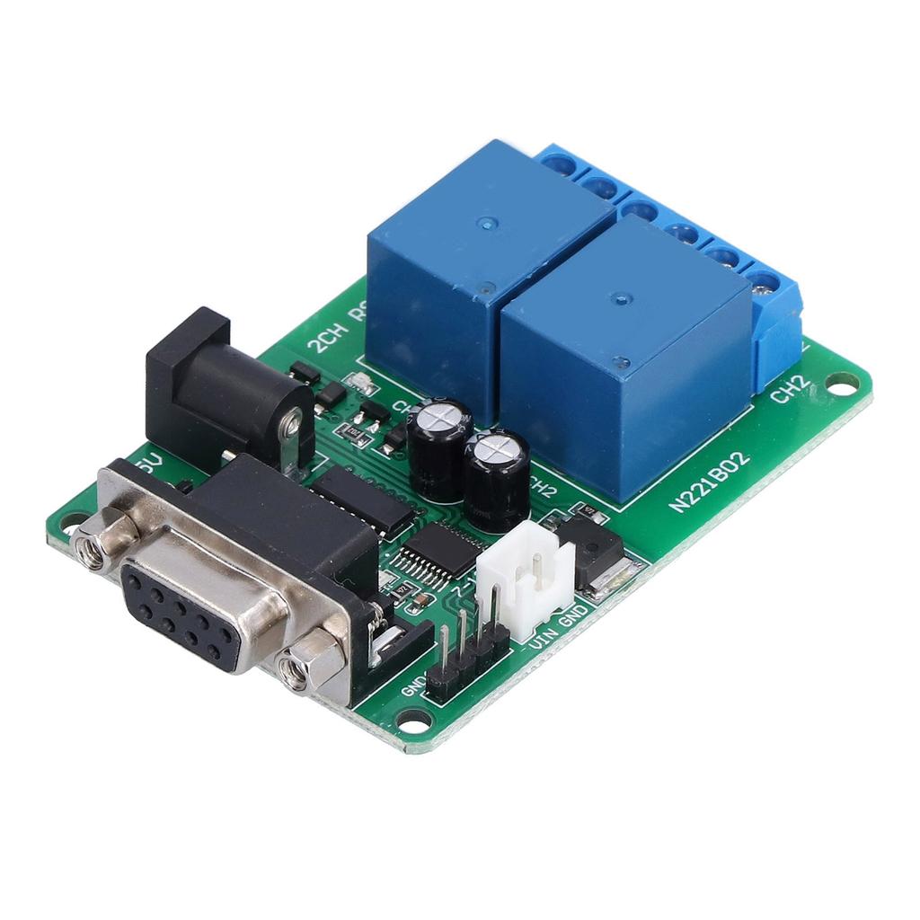 Relaismodul ABS Serielle Schnittstelle Baudrate 9600kbps Fernsteuerung Elektronische Komponente RS232