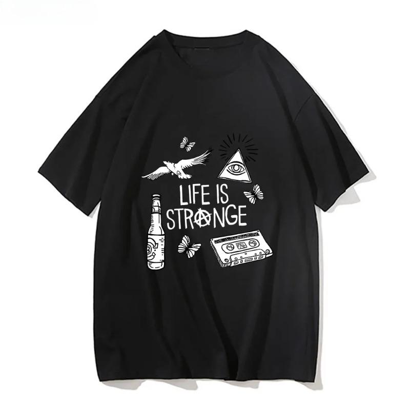 Anime Tshirt Cute Unisexga Life Is Strange Harajuku Unisexga Printed Tshirt Funko Street Fashion Tshirt Short Sleeve