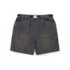 Belted Dying Short Dark Grey