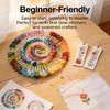 36 ColorsEmbroidery Thread Floss, 100% Long-Staple Cotton Cross Stitch Thread - Colorfast Sewing Thread for Hand Embroidery, Friendship Bracelets, DIY