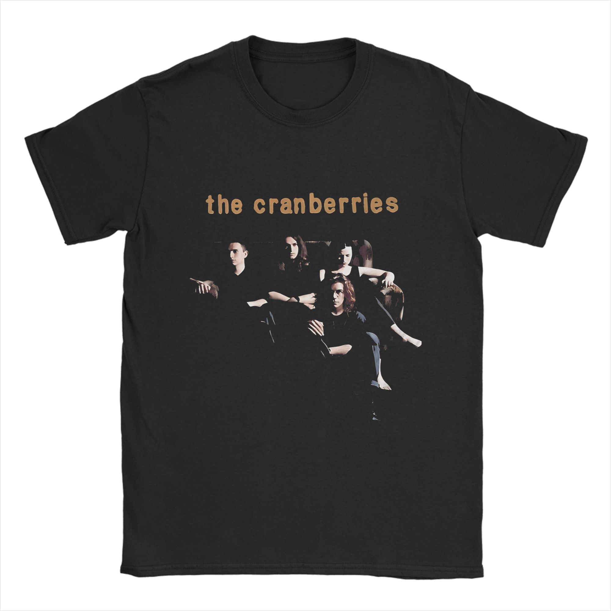 

The Cranberries T-Shirts for Men Novelty Pure Cotton Tees Round Collar Short Sleeve T Shirt New Arrival Clothing - Men s Su... S разноцветный