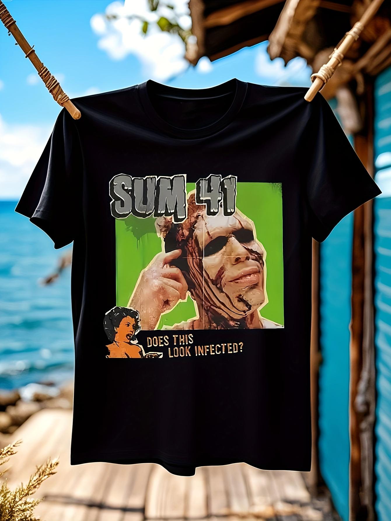 Sum 41 Band Does This Look Infected? Graphic Tshirt Graph... XXL