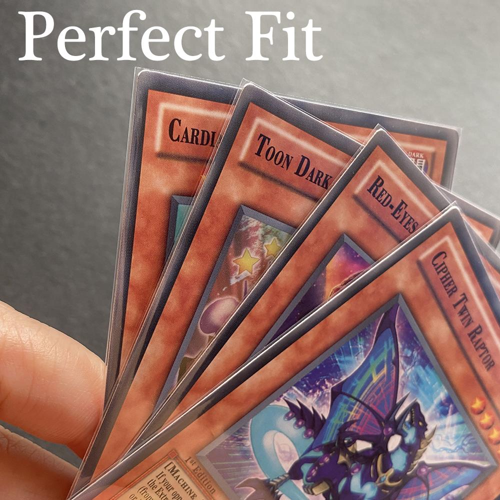 1000 Pcslot Acid Free Ygo Transparent Perfect Fit Cards Sleeves Perfect Size Cover For Yu-Gi-Oh Protector 60X87Mm