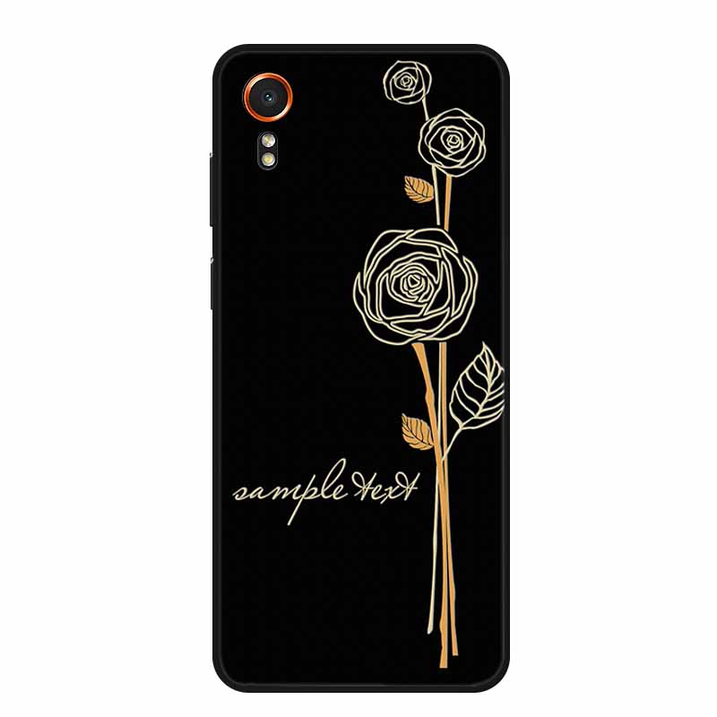 3D Emboss Case For Samsung Galaxy Xcover7 Phone Case Relief Flowers Soft Silicone Back Cover For Samsung Xcover 7 Case Shell Bag