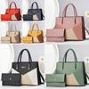 Pu Large Capacity Shoulder Bag With Color Block Splicing For Daily Use