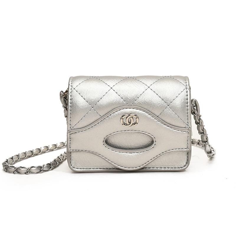 Mini Kids Contemporary Bag With Stylish Chain And Soft Lining Polyester