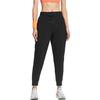 Lining Fitness Series Solid Color Reflective Ice Feel Drawstring Cuffed Sports Pants Women pants Black AKYS028-1