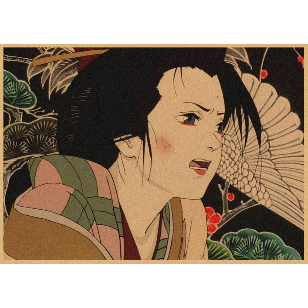 Retro Kraftpapier Poster: Satoshi Kon Collection - Tokyo Godfathers, Millennium Actress, Paprika, Perfect Blue, Reincarnation 265