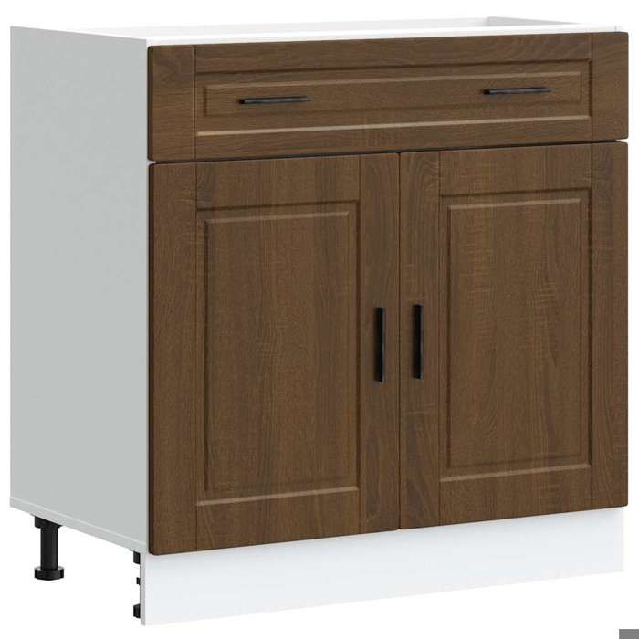 VidaXL Armoire de cuisine Porto chêne marron bois d'ingénierie 853984
