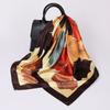 Women's Baotou Artificial Silk Satin Silk Scarf 90cm Printing Square Scarf Silk Scarf