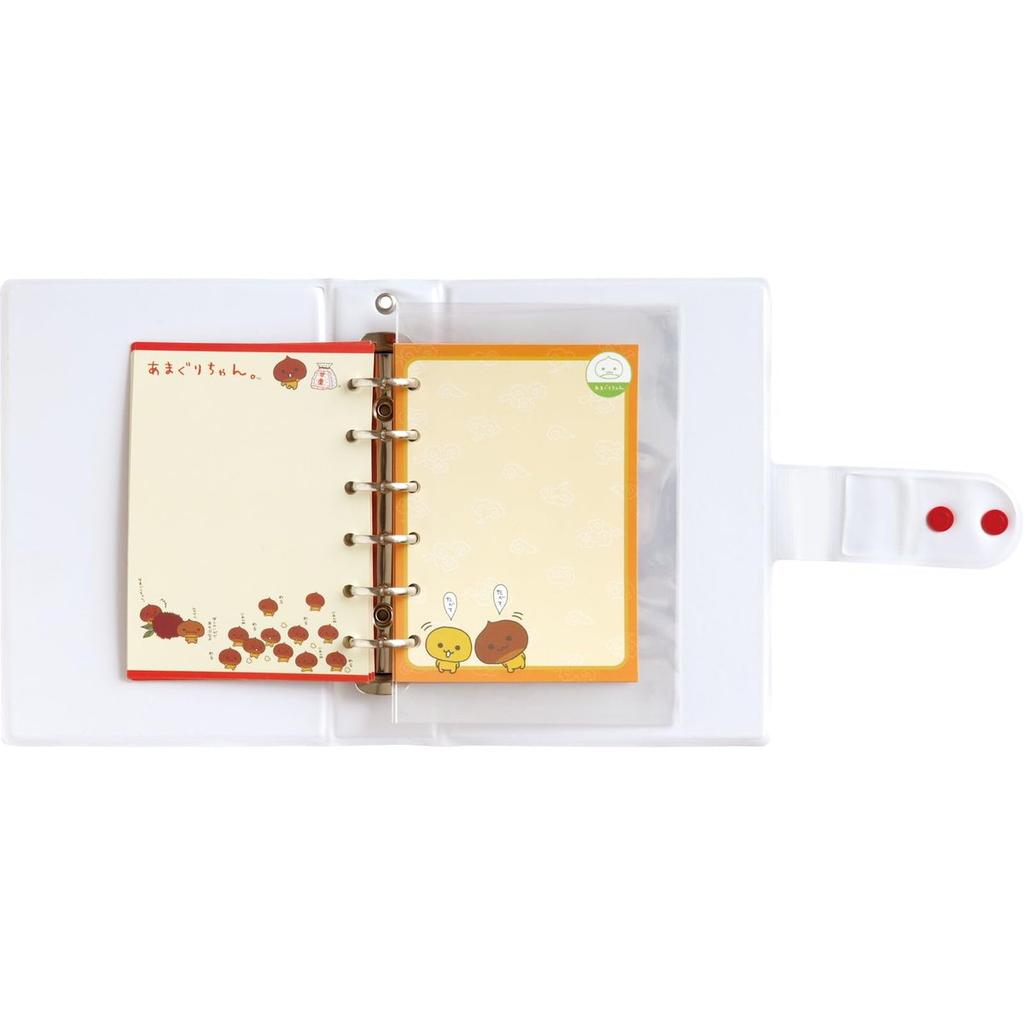 San-X Amagurichan Squishy Sticker Binder SE75408 Glitter 6-Ring Sticker Album Book