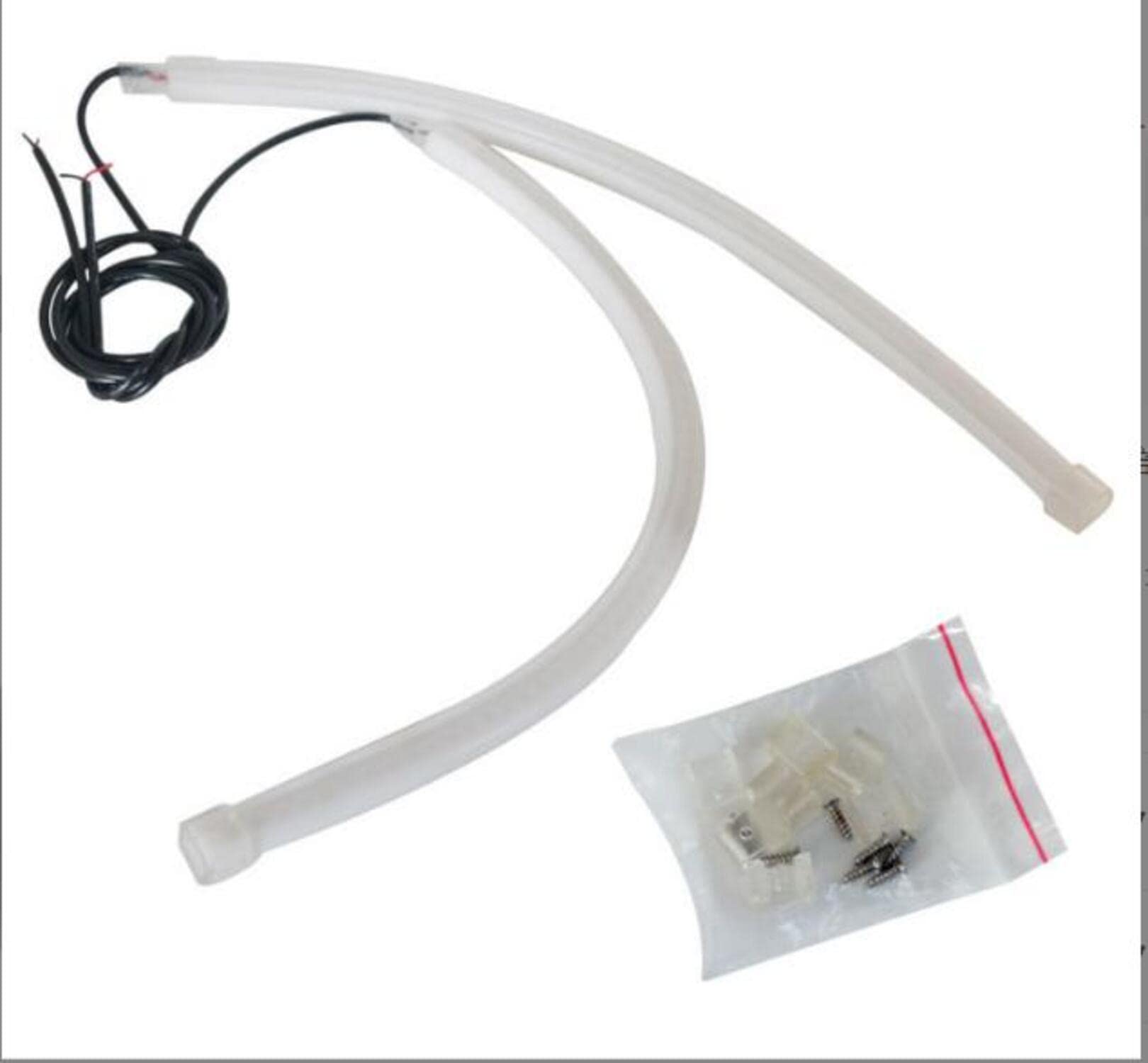 

TS Shop Светодиодная лента-поворотник, силиконовая трубка, для автомобилей, водонепроницаемая, 23,6 дюйма (60 см) (60 Желтый) жёлтый