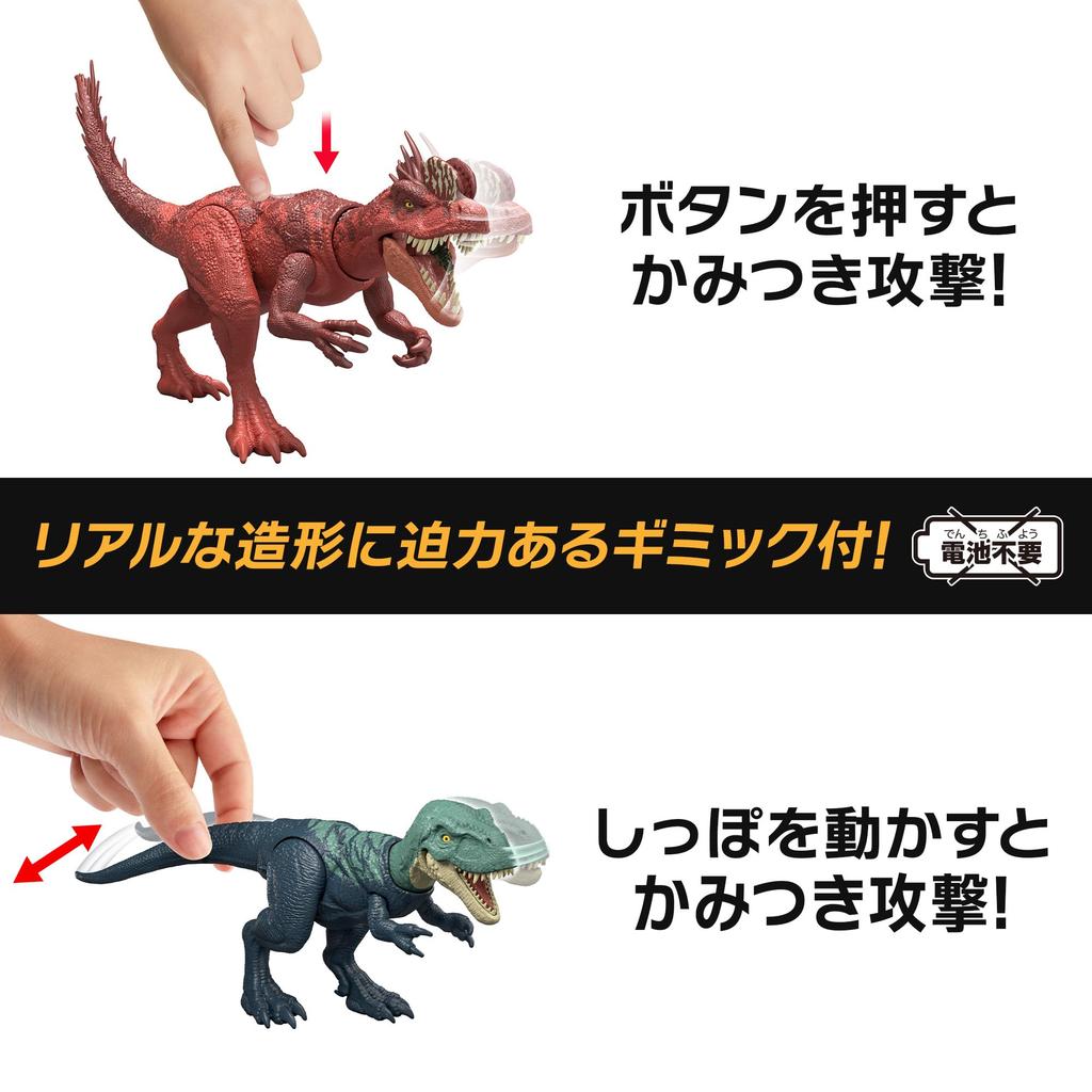 Mattel Jurassic World Assorted Dinosaur Figures for Box of Ages 4 and Attack! Kids, 6, Up, Multi-Purpose, JGB77-986C