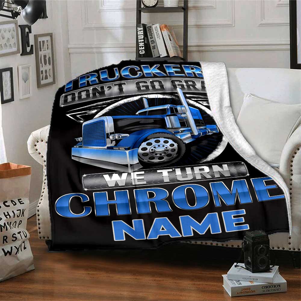 Truck Personalized Name Blanket Throw Personalized Blanket Soft Warm Cozy Throw For Bed Sofa Office Chair Livingroom Ideal for All Seasons