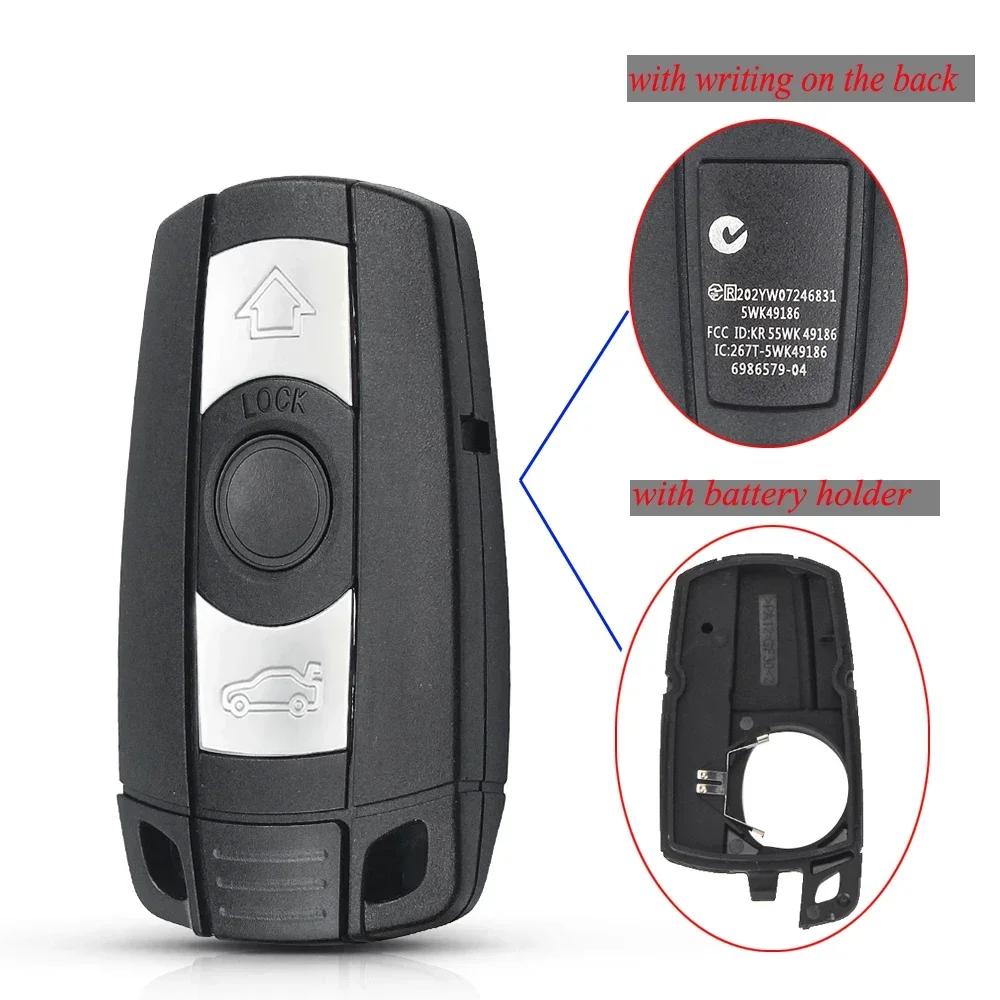 Dandkey With / Without Battery For Bmw E61 E90 E82 E70 E71 E87 E88 E89 X5 X6 For 1 3 5 6 Series Replace 3Bnt Remote Key Shell
