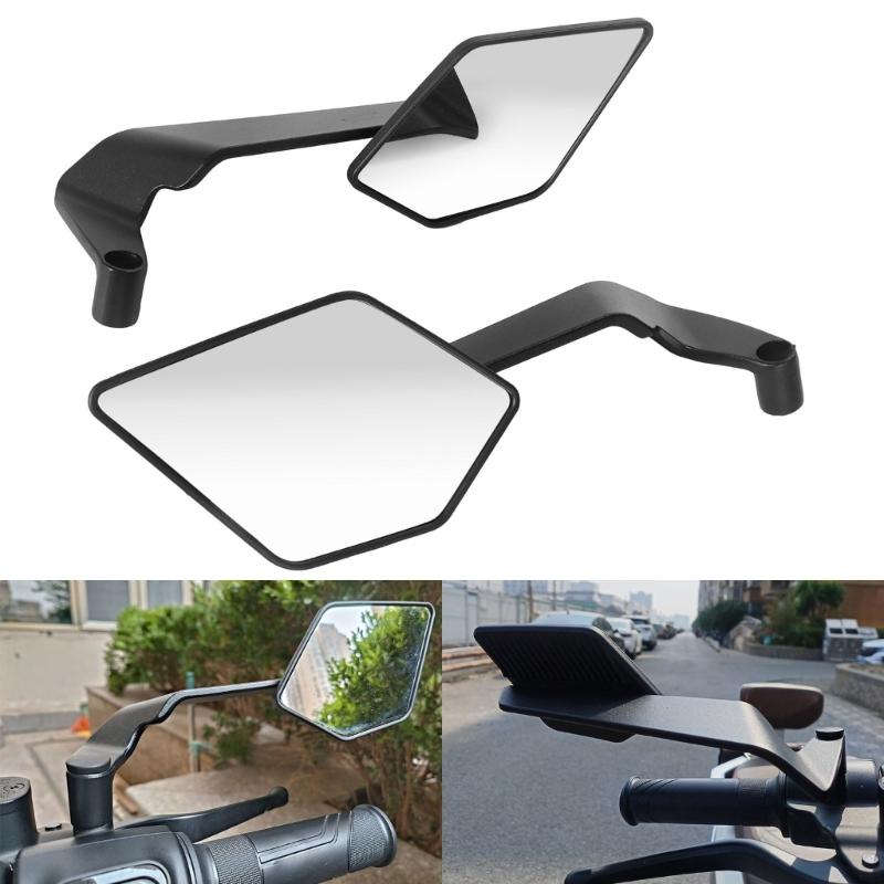 Werkzeuglose Montage Motorrad Seitenspiegel Hochtransparentes Glas Breite Kompatibilität Starkes Aluminiumdesign