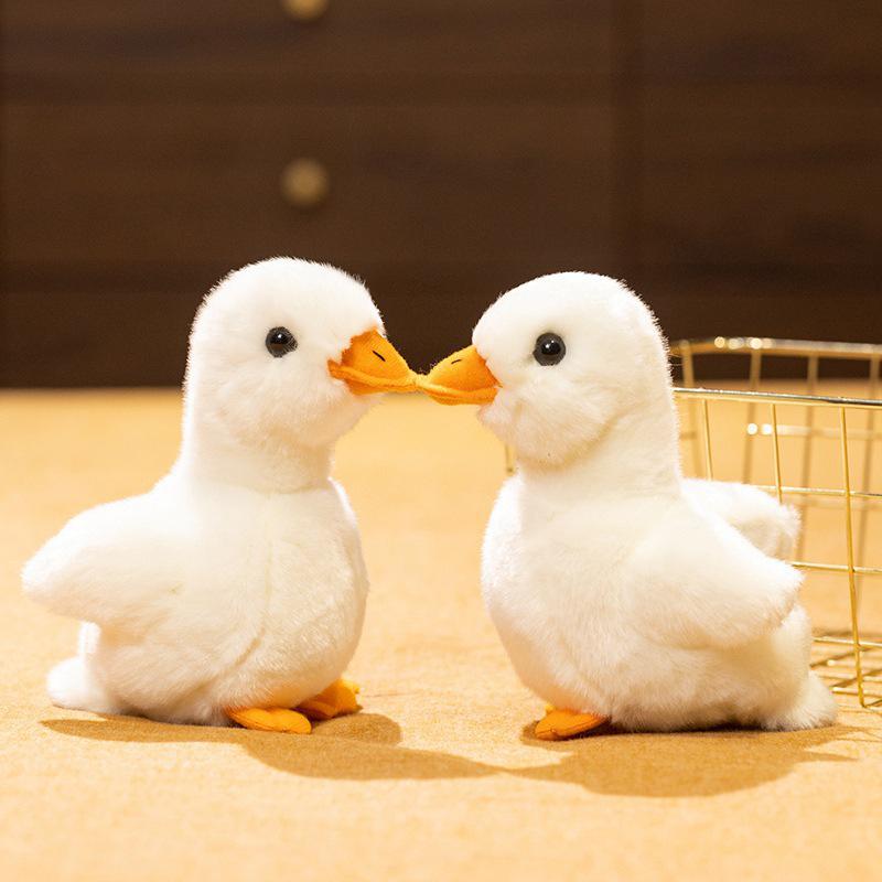 Adorable White Duck Plush Toy - Cloth Doll for Children's Birthdays