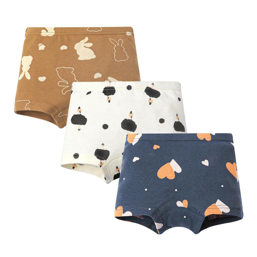 Girls' 100% Cotton Boxer Briefs - Toddler and Baby Underwear