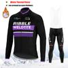 Winter Team Cycling Clothing Thermal Fleece Cycling Clothes Men Jersey Suit Outdoor Riding Bike Ropa Ciclismo MTB Bib Pants Set