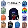 Roblox Rainbow Friends Robuster Polyester-Rucksack Schultasche Reise Weihnachtsgeschenk