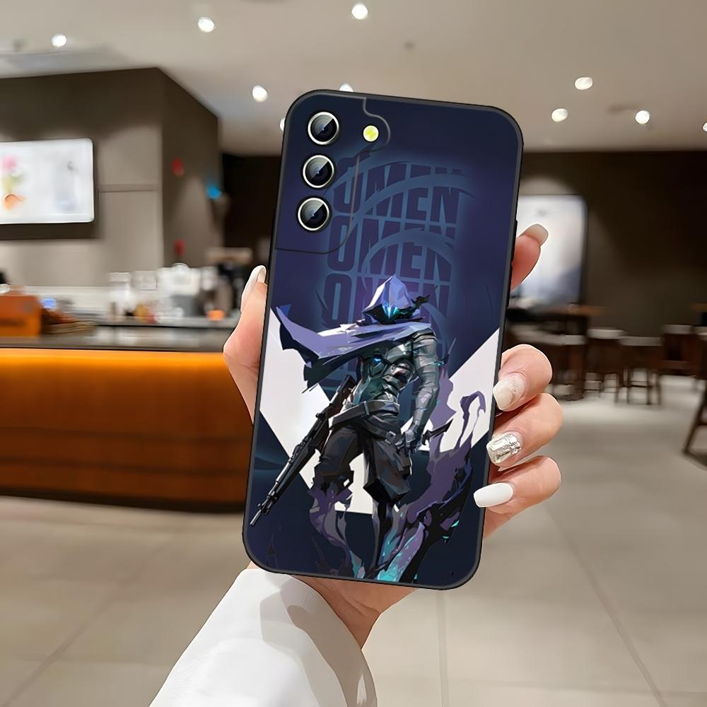 Omen V-ValorantS Game Phone Case For S25 Samsung S24 Ultra S22 S23 S20 Fe S21 Plus A54 A34 A16 A53 Back Cover