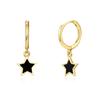 Gold-Plated Stainless Steel Earrings Elegant Women's Jewelry