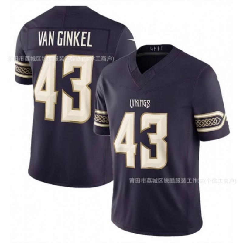 Fotbalový dres Minnesota Vikings 18 Jefferson 19 Thielen Pánský Dámský Sportovní Uniforma