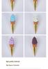PVC Chocolate Chip Ice Cream Model 20CM - Large Fake Cone Display for Decoration and Photography
