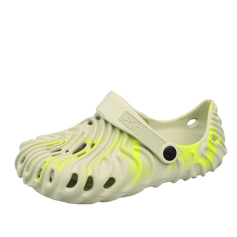 

Великі розміри пара взуття з камуфляжною діркою для відбитків пальців, жінки носять модну сумку на платформі, пляжні сандалі влітку, чоловіки 37