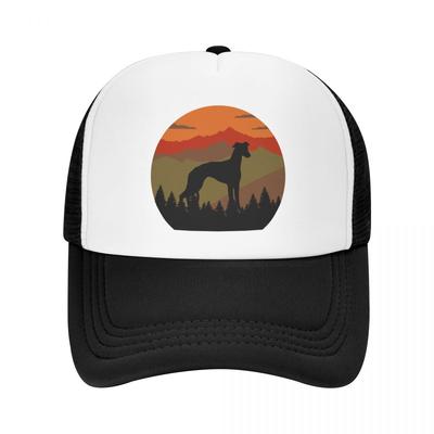 Vintage Sky Mountains Country Wilderness Whippet Dog Gift Gorra de béisbol sombrero derby de moda Sombreros Hombre Mujer