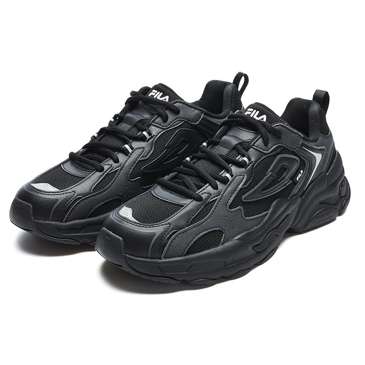 New FILA 3M Vintage Reflective Low Shoes 'Black' F12M312103FBK