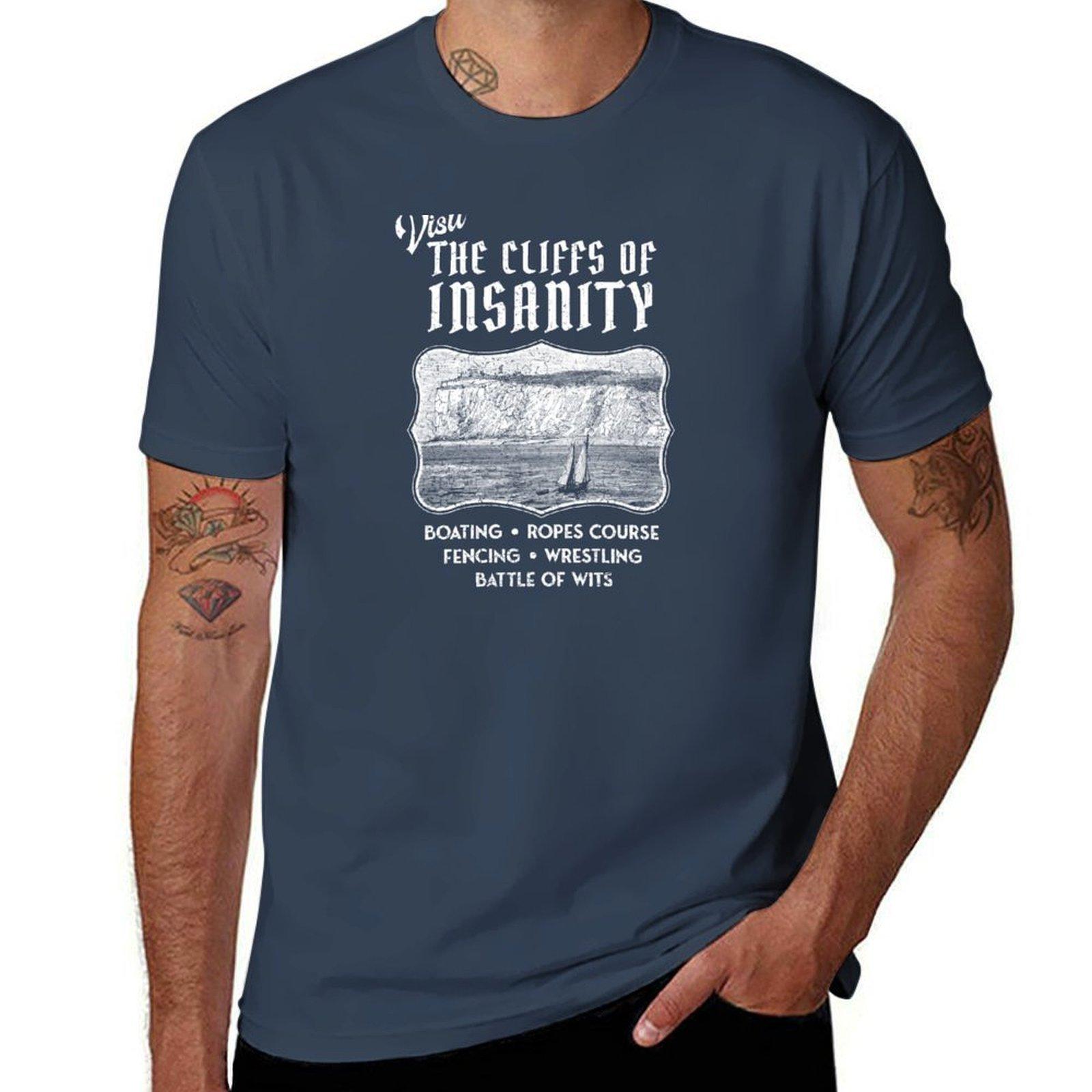 Princess Bride Visit The Cliffs Of Insanity Tshirt Casual Basic Street Style Tshirt S