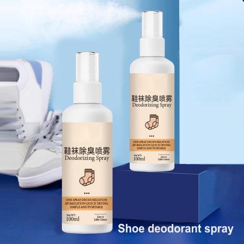 Foot Spray for Eliminating Foot Odors and Shoe Odors | Natural Multi-Purpose Shoe Spray with Ionic Silver, 100ml, Shoe Freshener for All Types of Foot