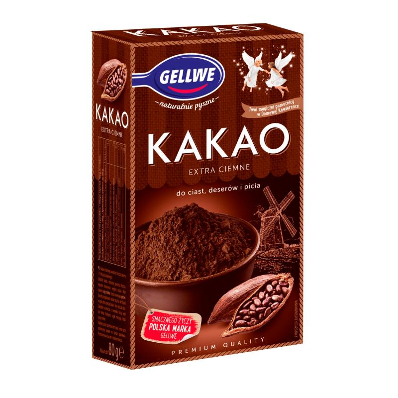 Gellwe Kakao Extra Ciemne 80 G