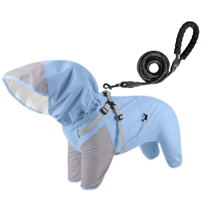 Windproof & Waterproof Dog Raincoat: Four-Legged Storm Suit for Medium & Small Dogs